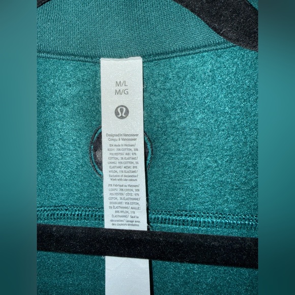 Lululemon Scuba Funnel Neck Full Zip Oversized, Mint Condition! - Picture 6 of 7